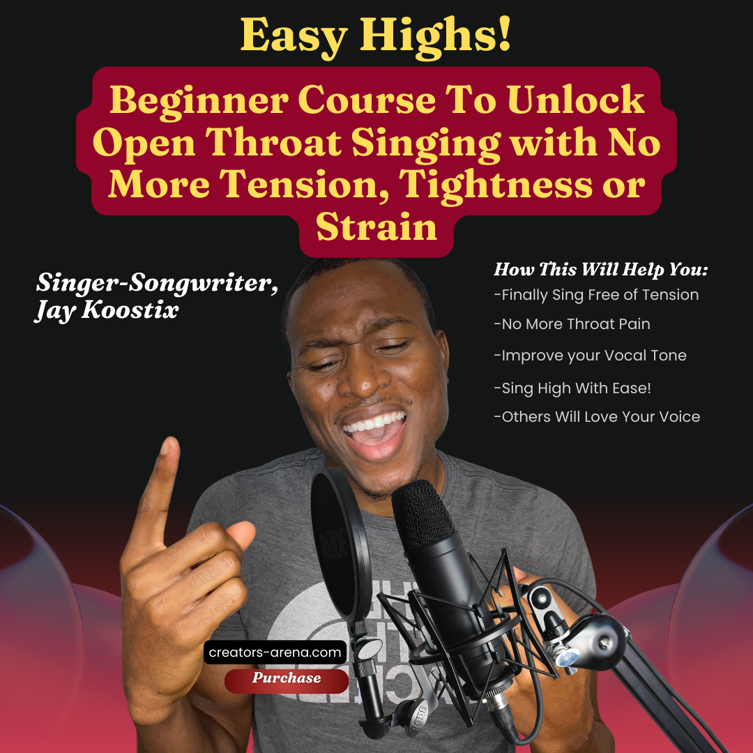 Easy Highs: Beginner Course To Unlock Open Throat Singing with No More Tension, Tightness or Strain